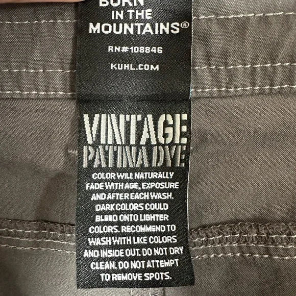 Kuhl Splash Cargo Hiking Shorts 11" Bermuda Short Shadow Gray Size 6 - Picture 11 of 13